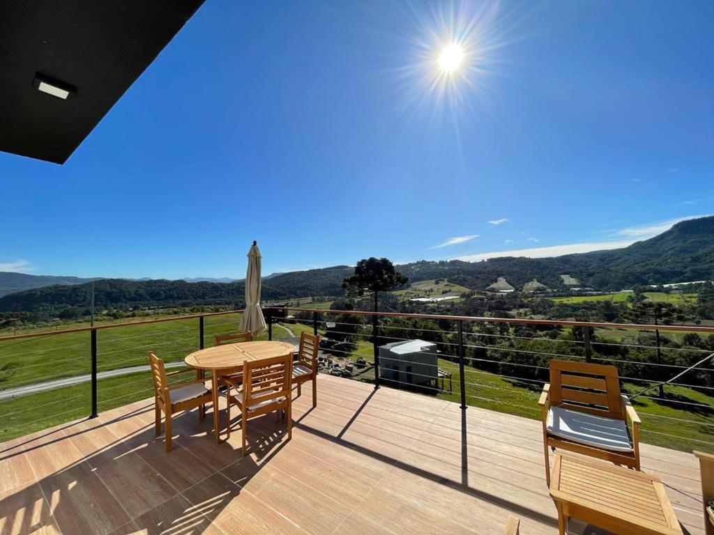 Casa Por Do Sol Com Banheira De Hidromassagem Urubici Exterior foto