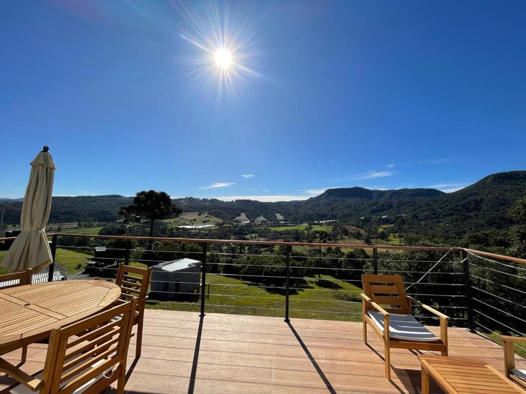 Casa Por Do Sol Com Banheira De Hidromassagem Urubici Exterior foto
