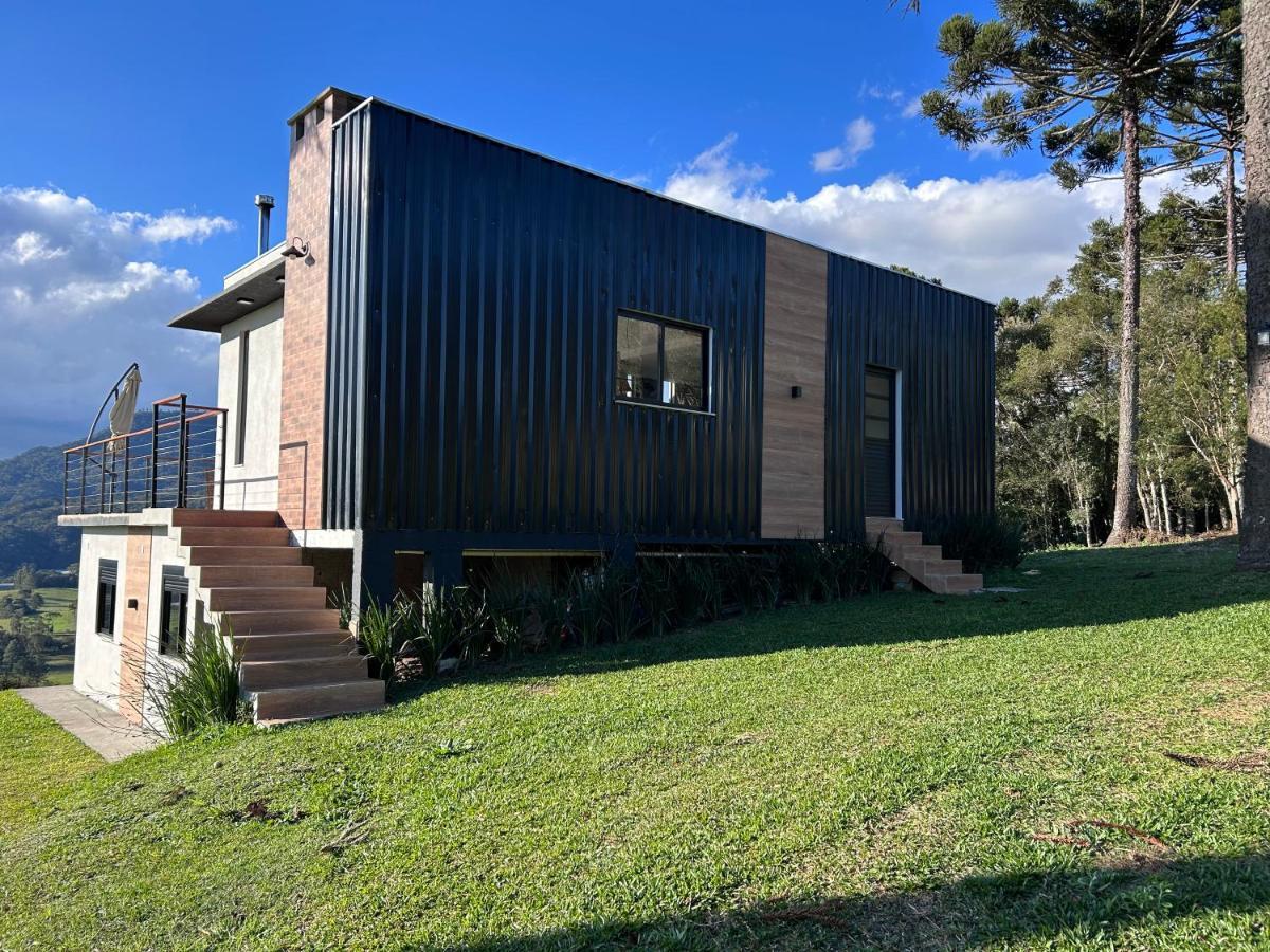 Casa Por Do Sol Com Banheira De Hidromassagem Urubici Exterior foto